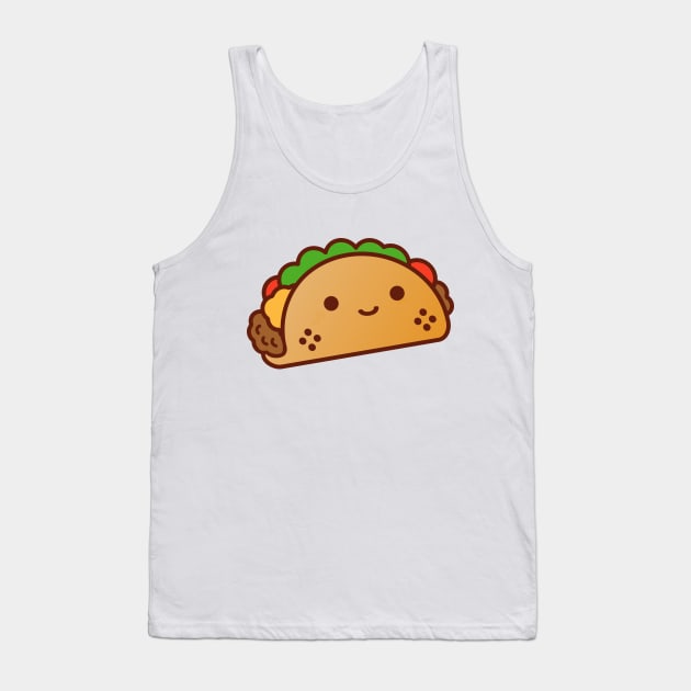 Cute Kawaii Taco Tank Top by Daytone